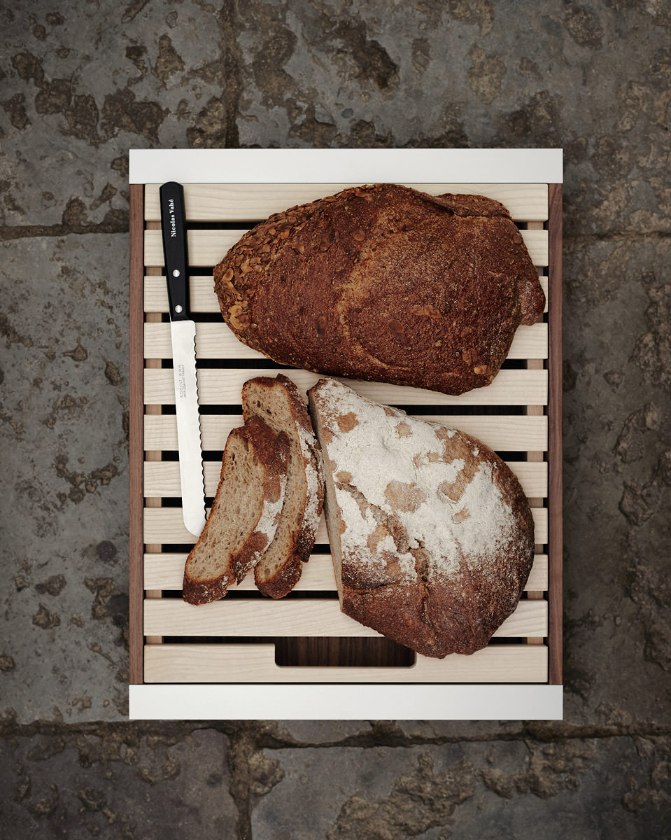 Brotschneidebrett Nussbaum