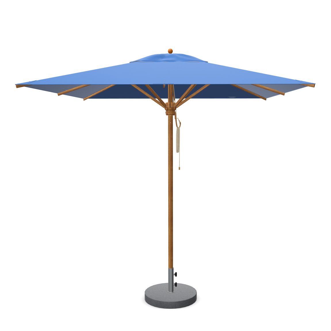 Sonnenschirm Teak quadratisch