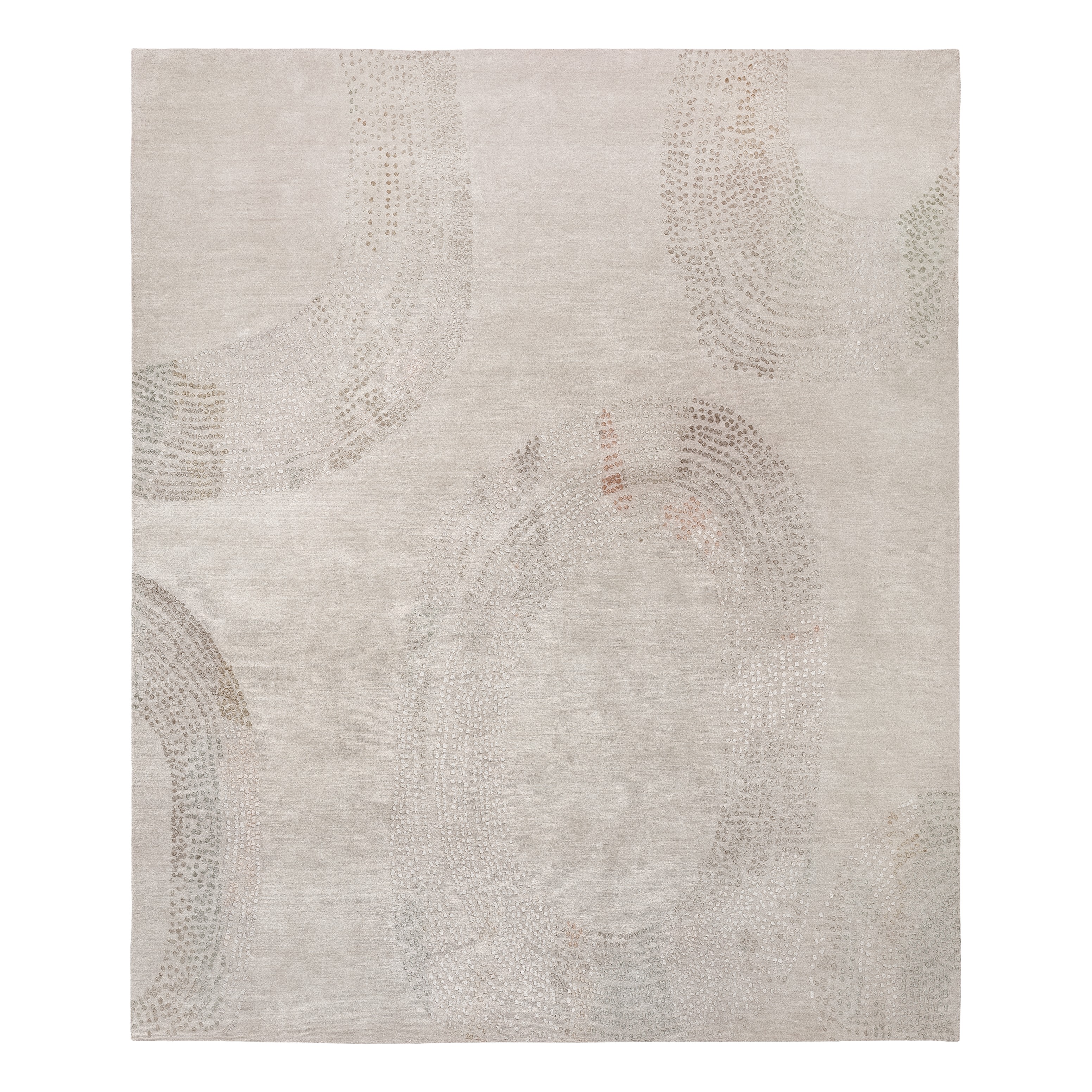 Teppich Inko Circle beige