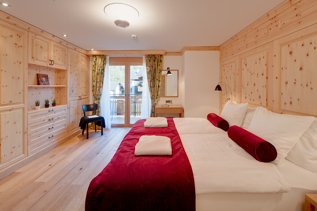 In den geräumigen Schlafzimmern kann der Gast zur Ruhe kommen und träumen.