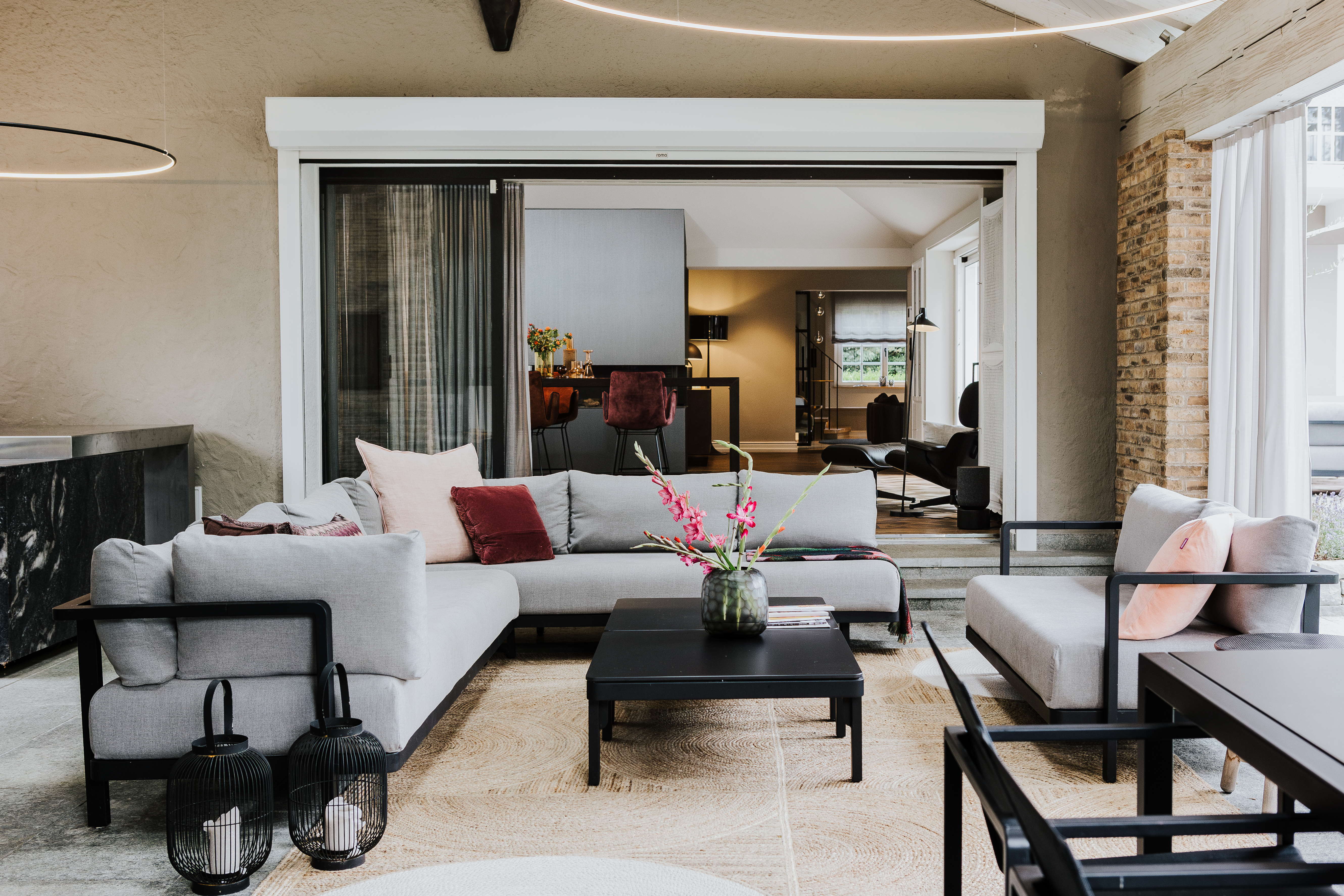 Einrichtungsbeispiel  Exklusive Stadtoase mit Veranda