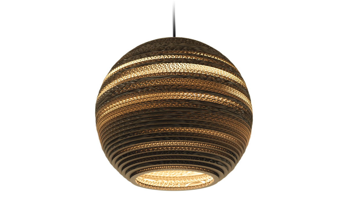 Pendelleuchte Scraplights Moon Natural