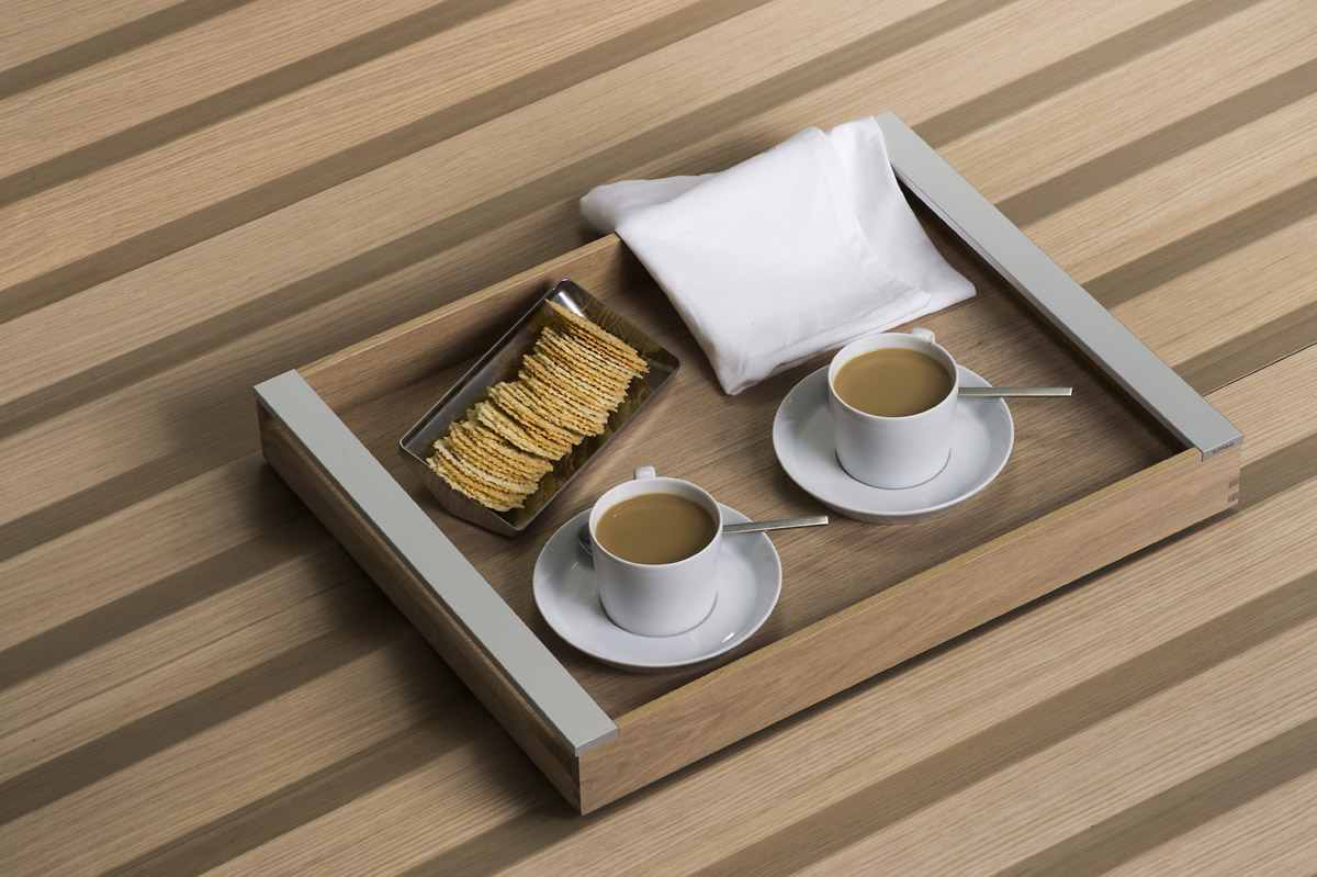 Serviertablett Eiche