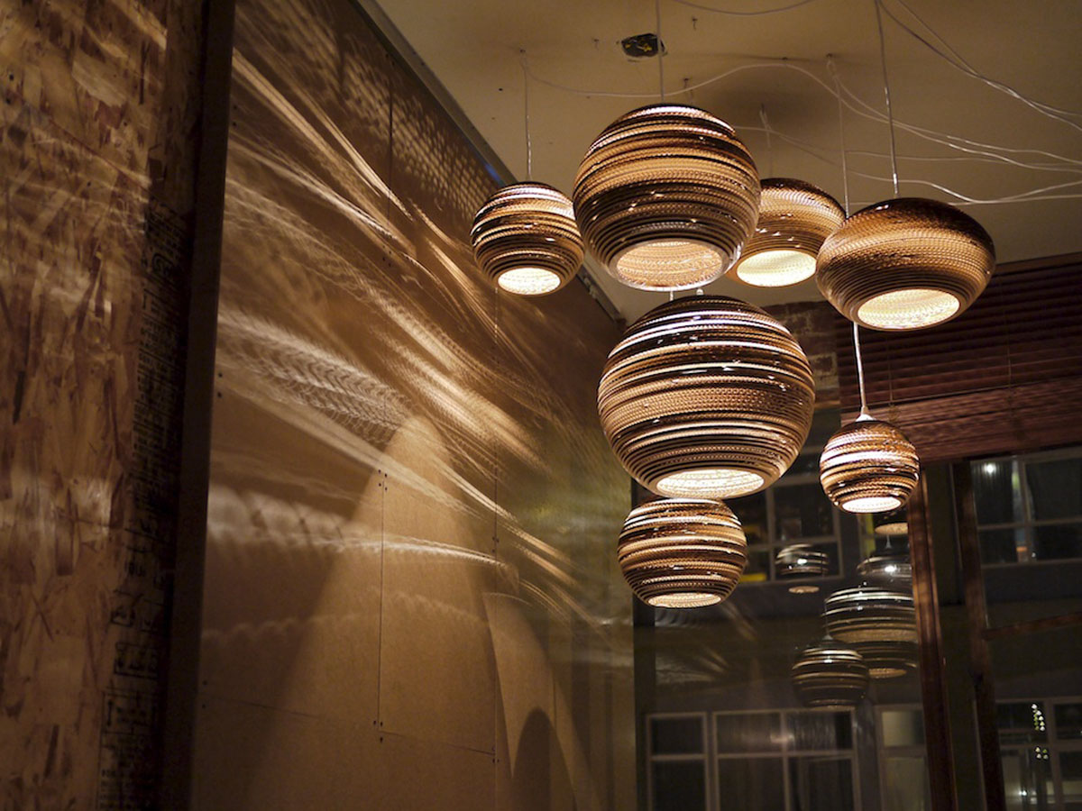 Pendelleuchte Scraplights Moon Natural