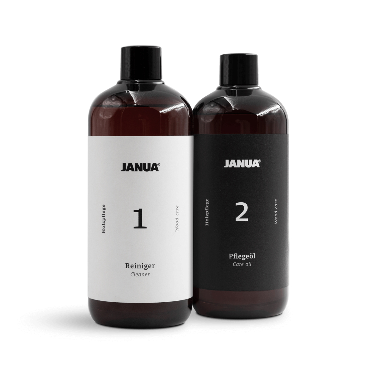 2 Flaschen Pflegeset für Holztische von Janua