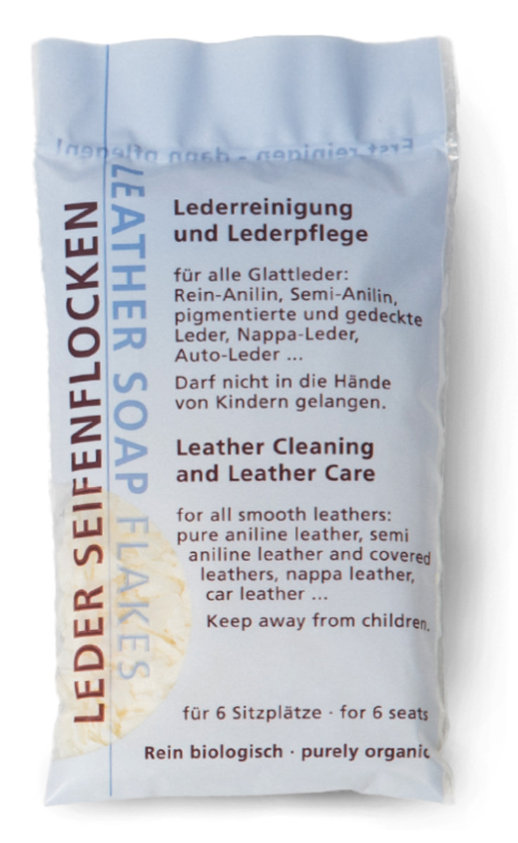 Lederpflege Seifenflocken