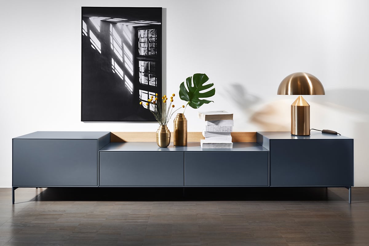 Sideboard Lauki - taubenblau