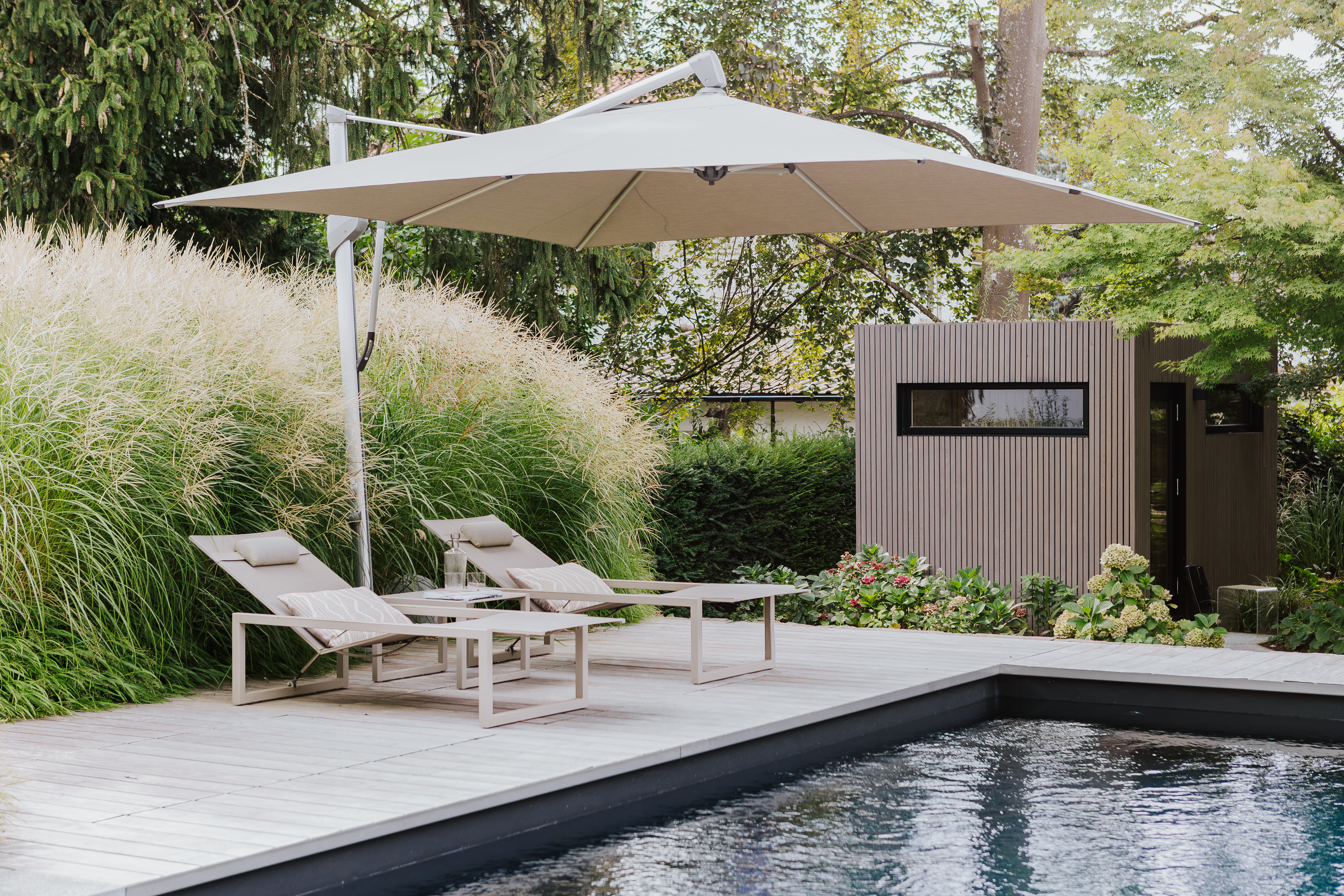 Einrichtungsbeispiel  Exklusive Stadtoase mit Veranda