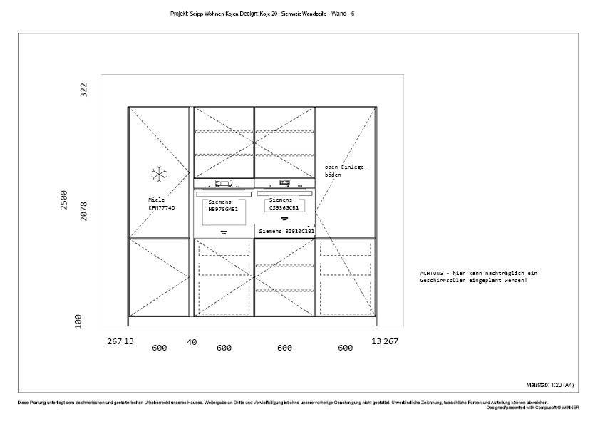 Siematic Wandzeile + VIPP V4 Insel