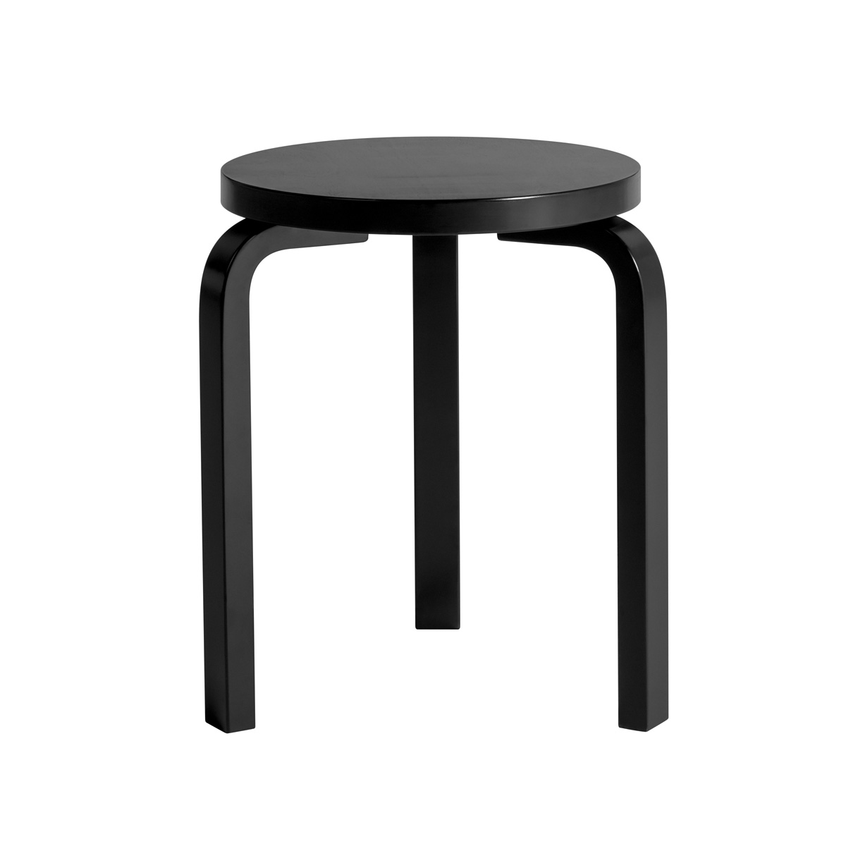 Hocker 60 schwarz/weiß