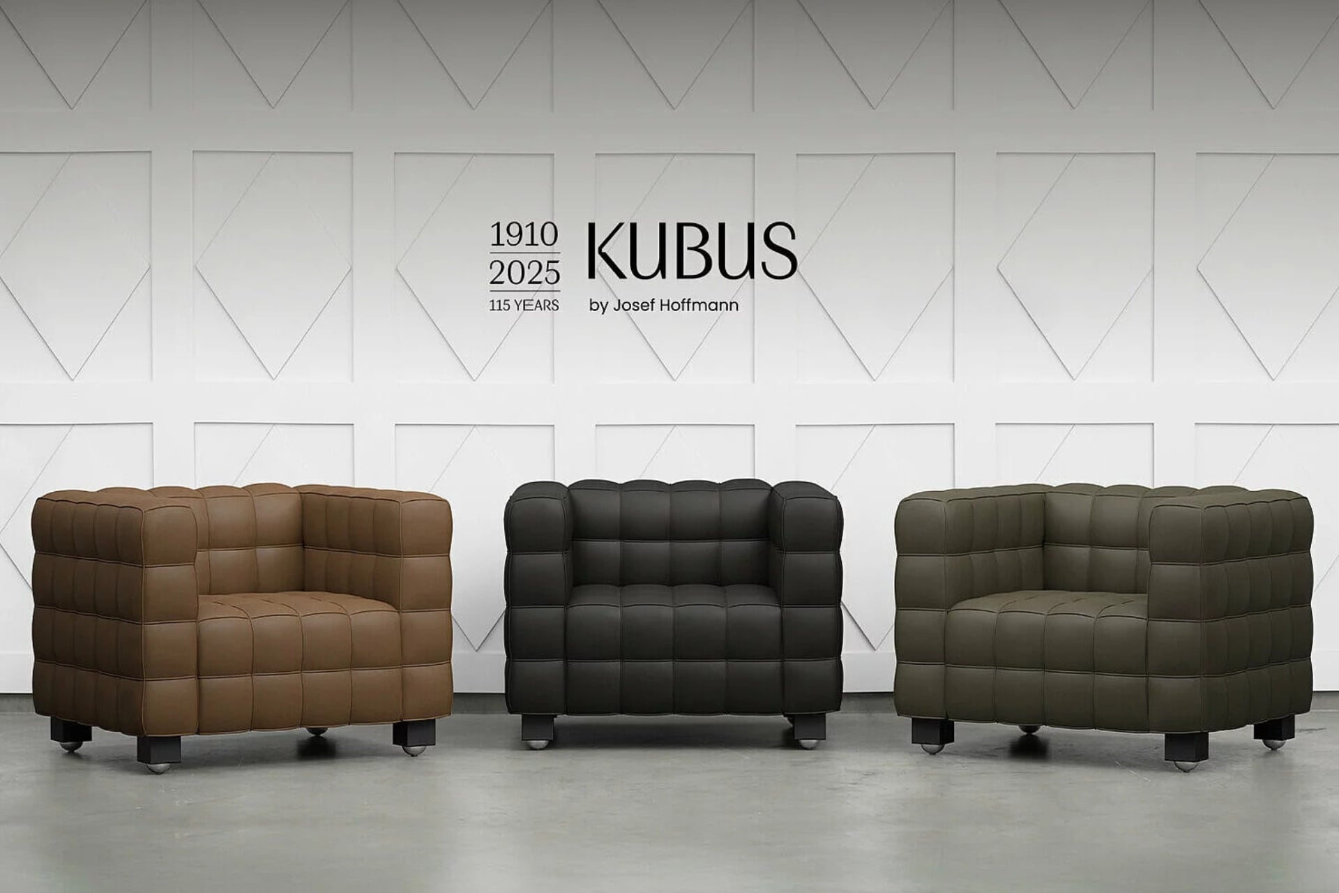 Limited Edition Sessel Kubus von Wittmann bei Seipp Wohnen