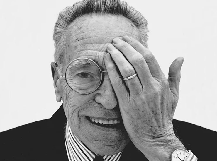 Porträt von Designikone Achille Castiglioni