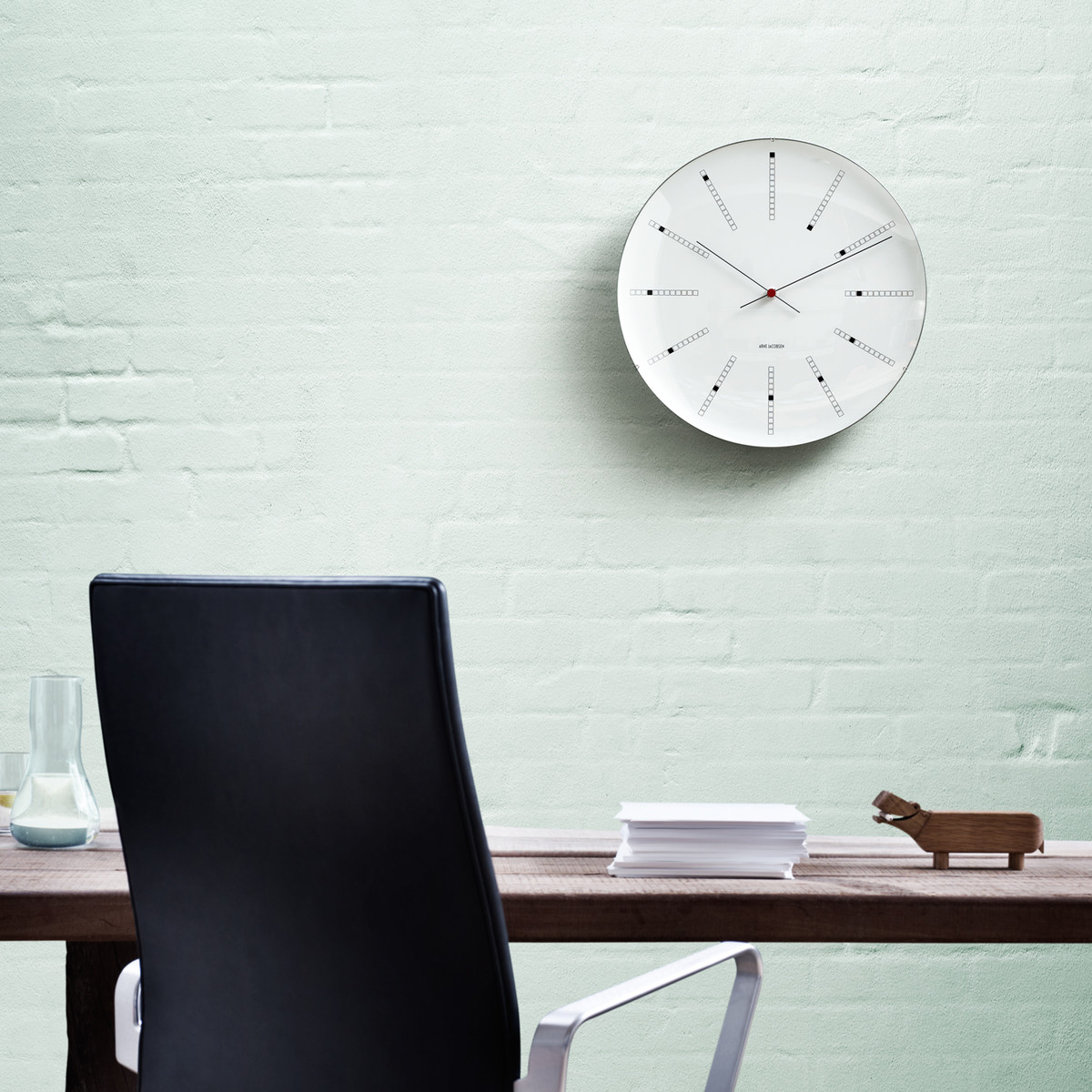 Wanduhr Bankers