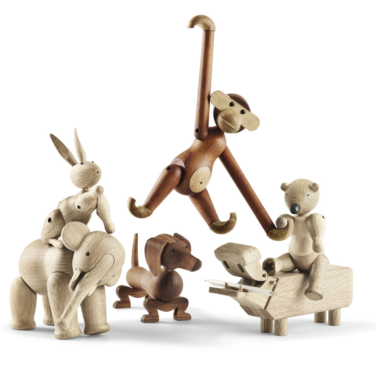 Holzfiguren, natur - Kay Bojesen