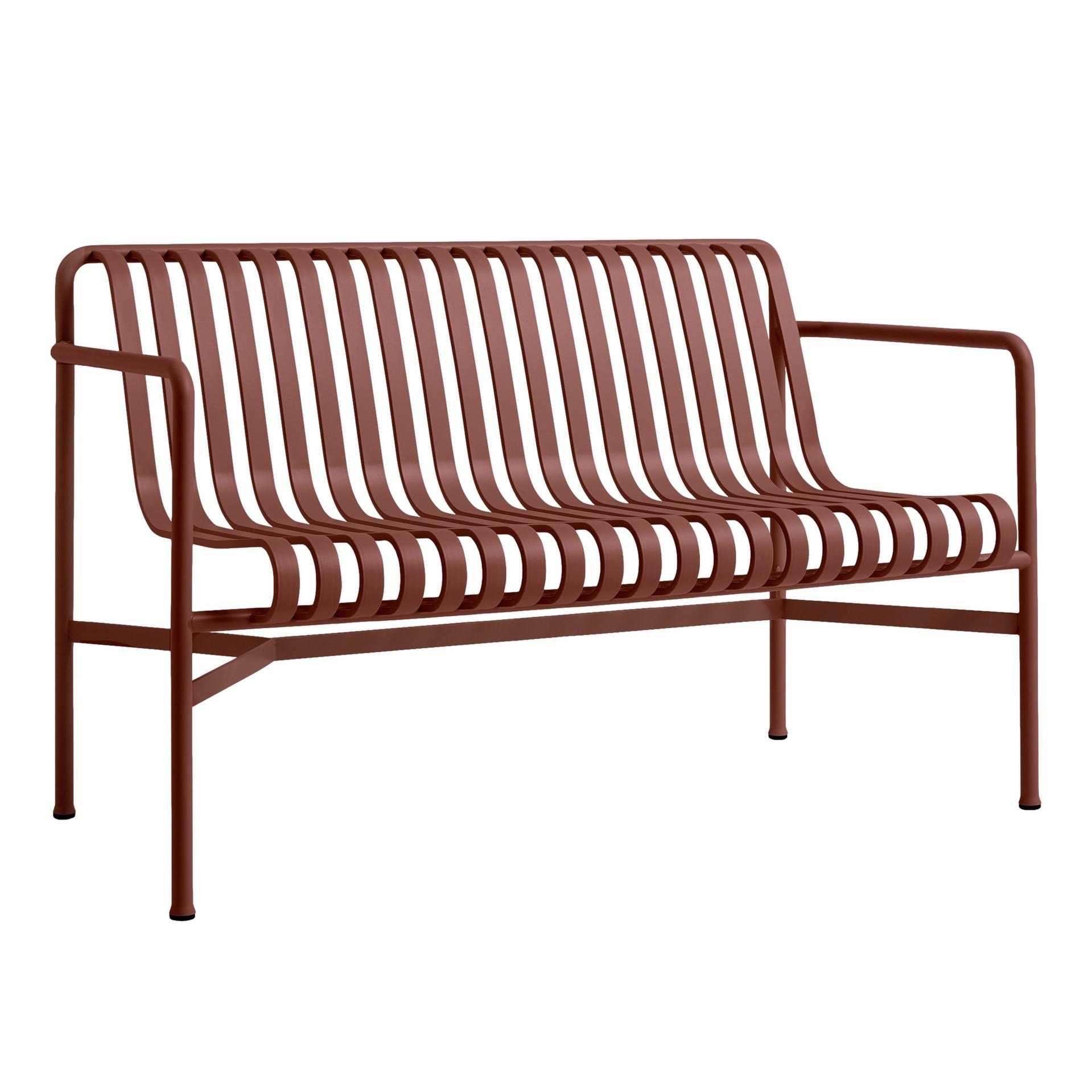 Bank Palissade mit Lehne