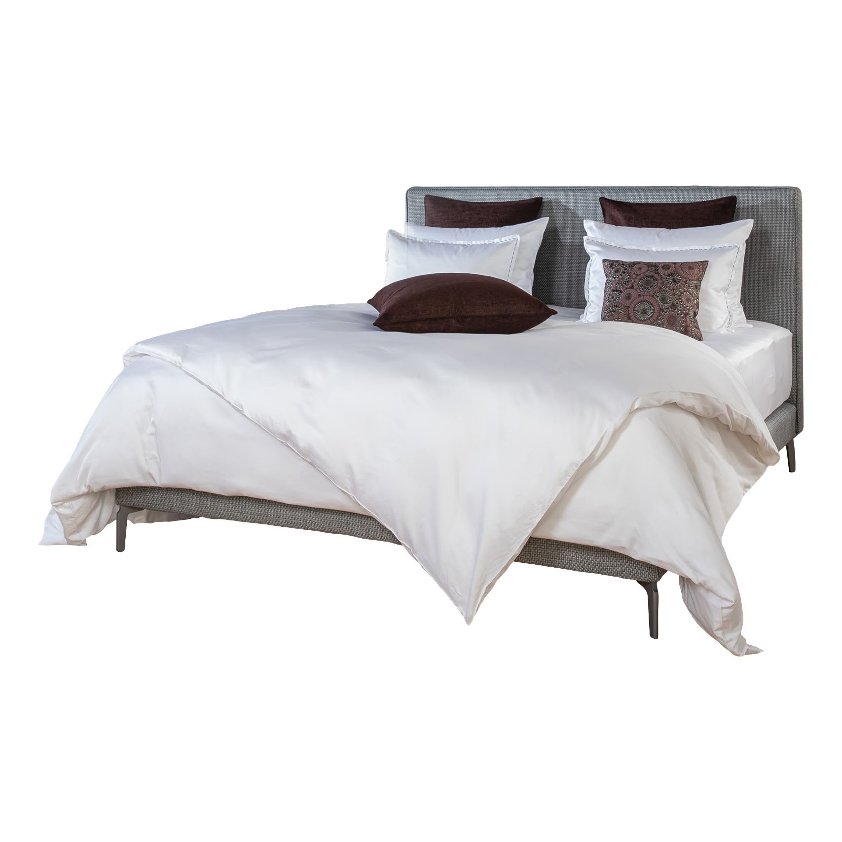 Boxspring Polsterbett Impérial Kopfteil Moderne von Tréca Paris