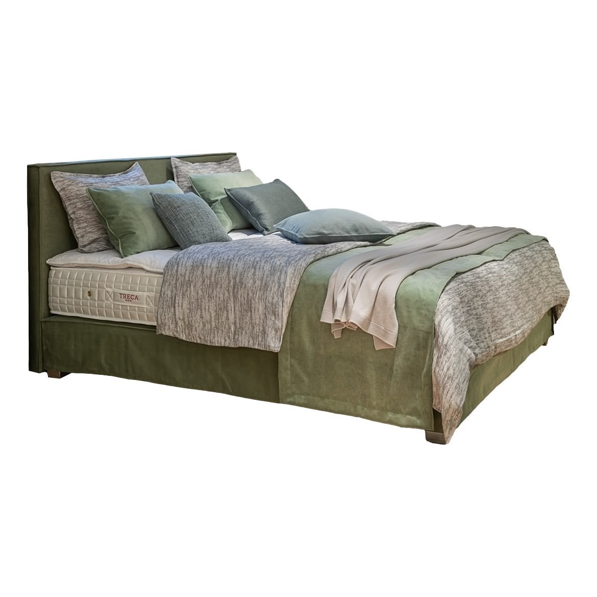 Boxspring Polsterbett 24seven Kopfteil Fine von Tréca Paris