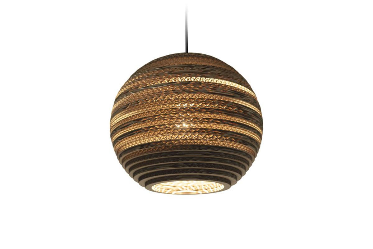 Pendelleuchte Scraplights Moon Natural