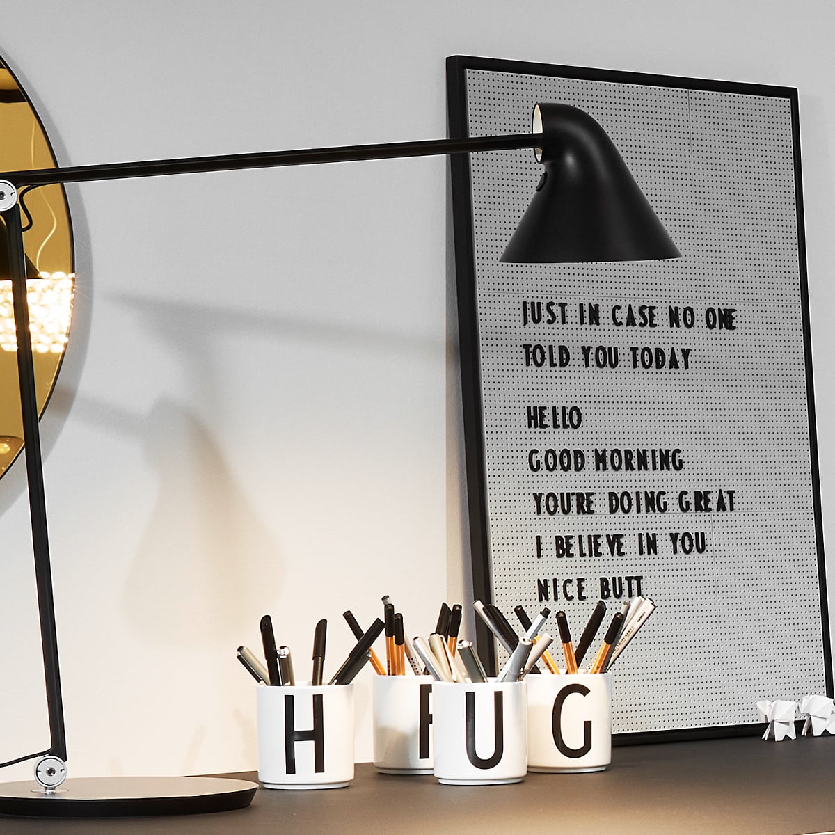 AJ Vintage ABC - Buchstaben Becher