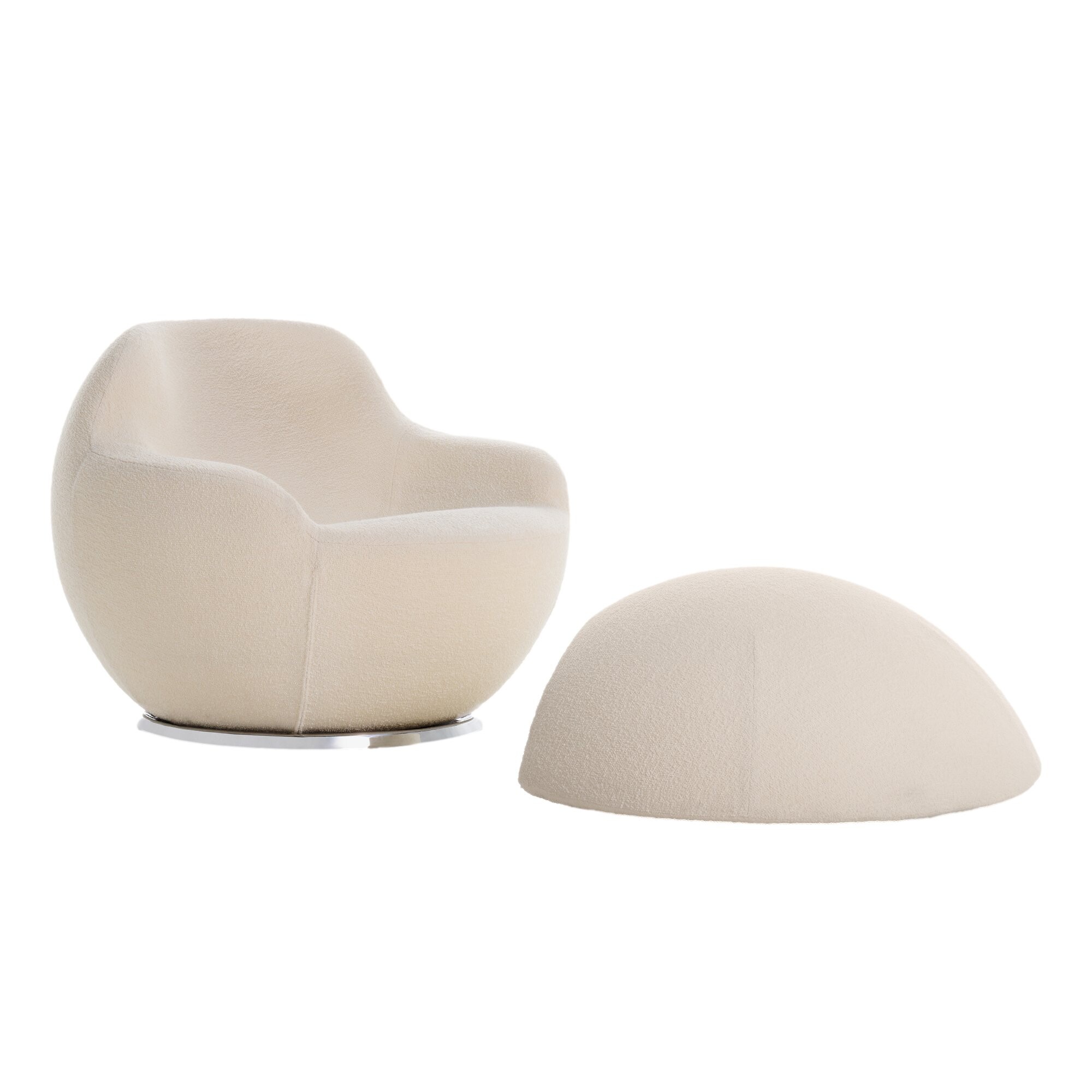 Sessel Palla mit Pouf