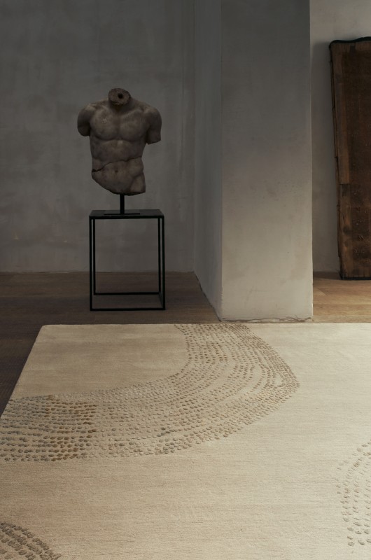 Teppich Inko Circle beige