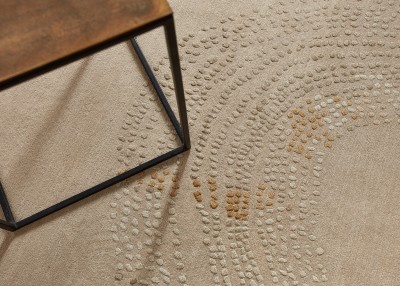 Teppich Inko Circle beige