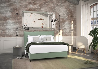 Boxspring Polsterbett 24Seven Smart Volant von Tréca Paris