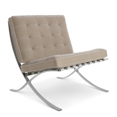 Shop: Sessel Barcelona Chair - Samt 